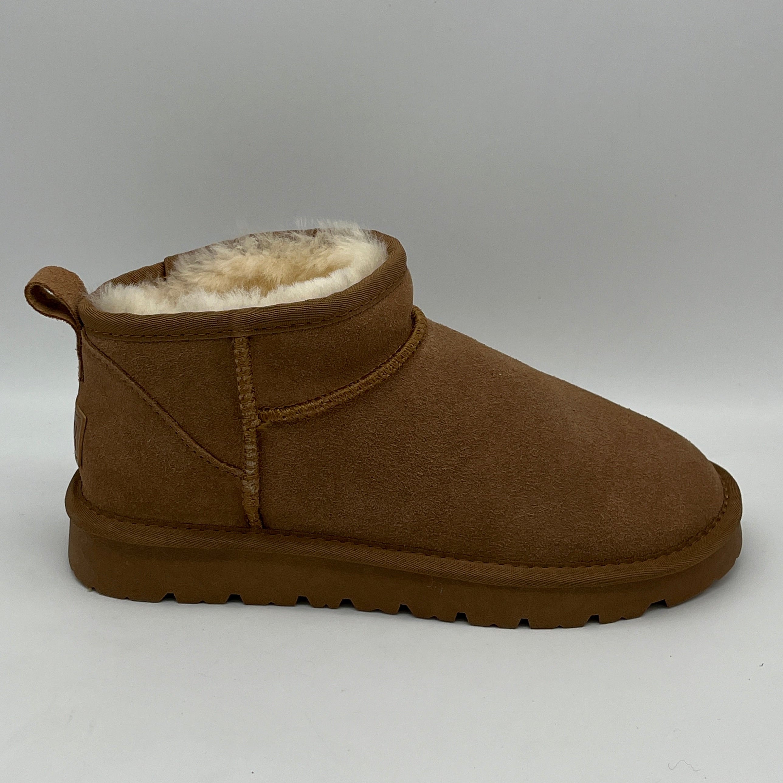 FIRA | Lammfell Boot | cognac
