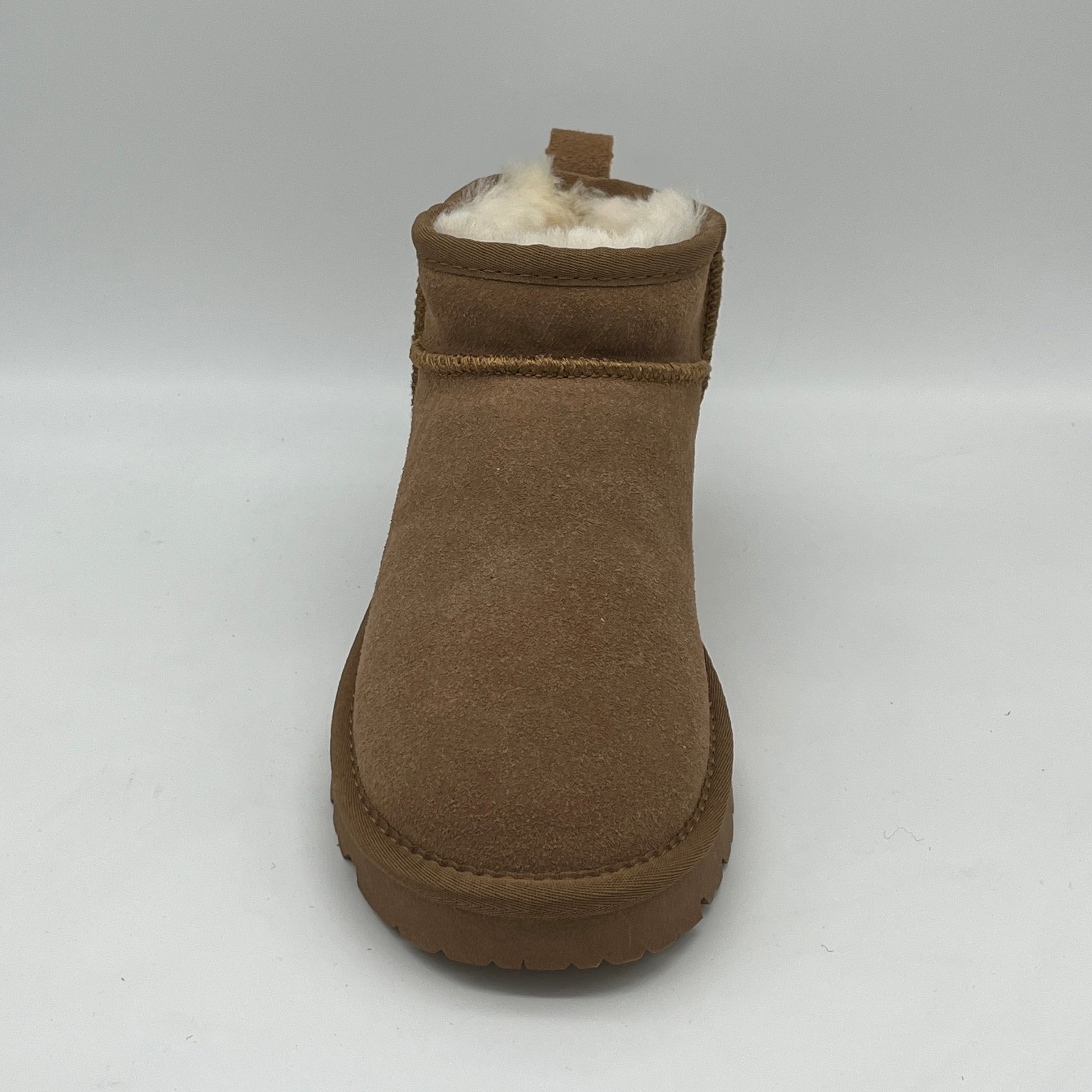 FIRA | Lammfell Boot | cognac